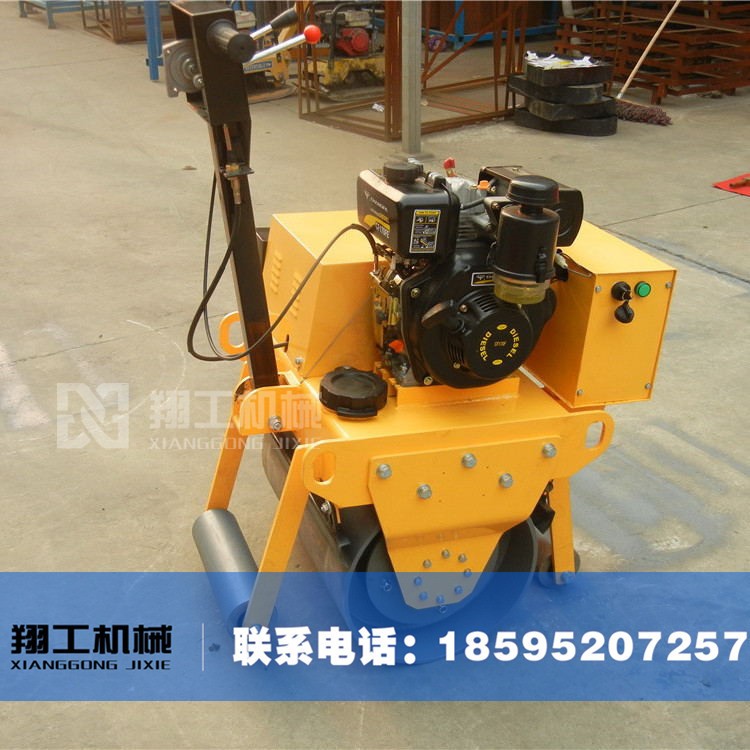 翔工 小型手扶單輪壓路機 陝西溝槽壓路機 廣西輕型振動壓路機 深圳手扶式壓實機