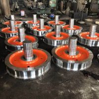 河南批量定製鍛造車輪組中潤起重鍛造