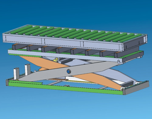 滾筒式液壓升降平台