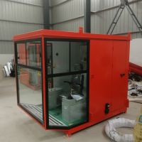 大連式，衛華式起重機司機室