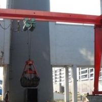 天津抓鬥門式起重機