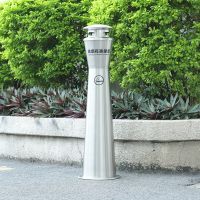 河南天祥 大堂立式可坐地式滅煙柱歐式煙蒂柱 可定製