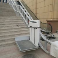 單元入口無障礙升降機 斜掛升降平台 老人自動爬樓機