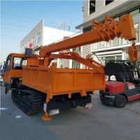 可定製四不像隨車吊挖一體機 吊重挖掘多功能車