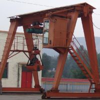 四川綿陽本地廠家抓鬥門式單梁起重機四川起重機行車