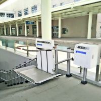 斜掛式無障礙升降平台定製 老人自動爬樓機