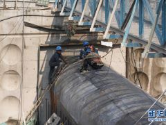 白鶴灘水電站建設施工忙