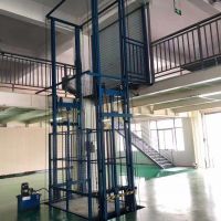 鏈條導軌式液壓升降載貨平台