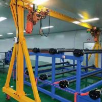 四川德陽綿陽移動式龍門吊製作安裝